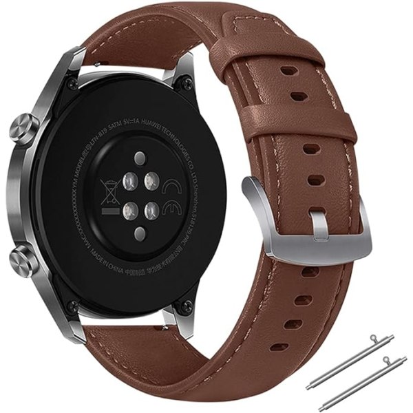 Rem for Huawei Watch GT 2/Huawei Watch GT 46mm Sport/Classic/Active/Elite, justerbar rem for erstatning av armbånd for klokke.