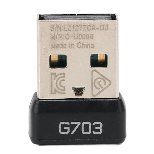 USB-mottaker for Logitech G703 for LIGHTSPEED trådløs mus trådløs 2.4G teknologi bærbar musadapter