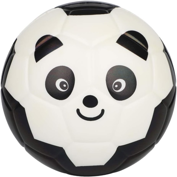 15,2 cm mini fotboll, söt djurdesign, mjuk skumboll för barn, mjuk och fjädrande, perfekt storlek för barn att leka, panda