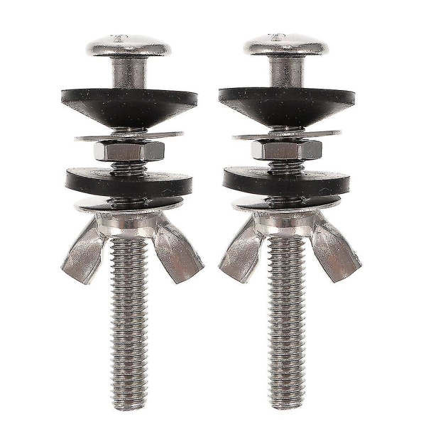 2 Pcs Toilet Cover Seat Toilet Nuts Toilet Accessories Toilet Fixing Bolt Toilet Cover Screws E