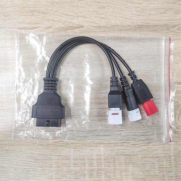 OBD2 Diagnosekabel for Yamaha Kline Euro5 Motorsykkel 16-Pin til 3-Pin 4-Pin 6-Pin OBD2 3-i-1 Diagnoseadapter