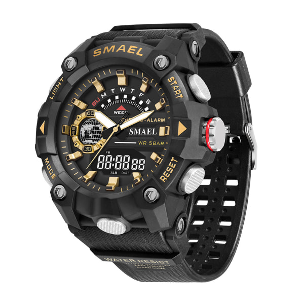 Digital military watch, tactical multifunctional military men's watch, waterproof 50 meters, luminous