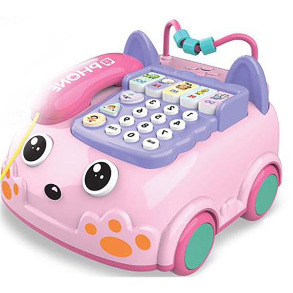 Multifunktionella telefonleksaker för barn Pink 17*15.2*11.1CM