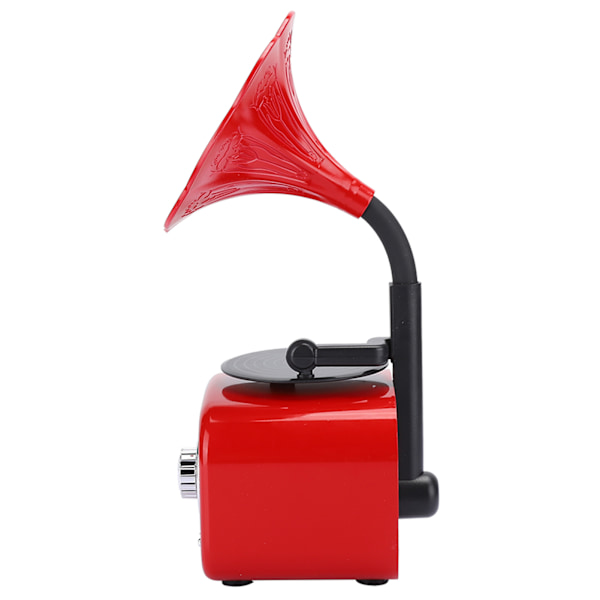 Mini Retro Bluetooth Smart Høyttaler Bærbar Høyttaler Musikkspiller for Stasjonær PC Laptop Rød{GKS}