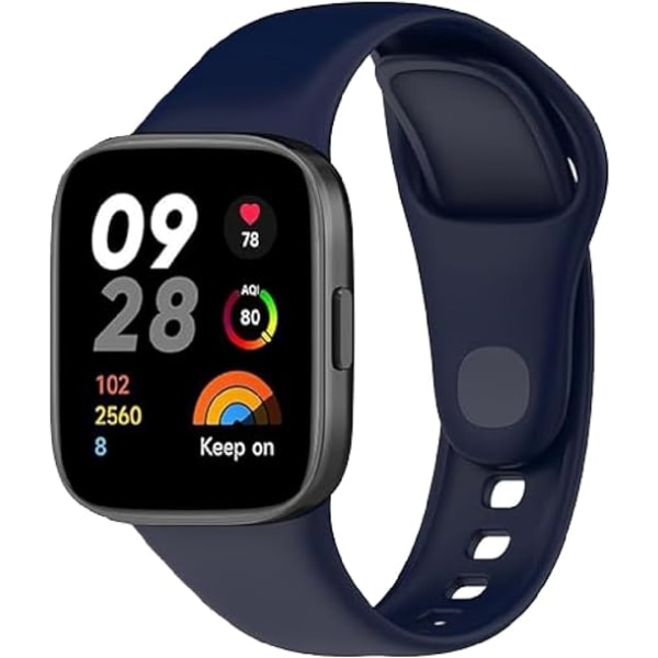 Sportsrem for Redmi Watch 3, Alternativt silikonarmbånd for Redmi Watch 3.