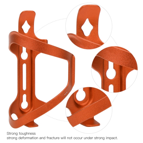 ZTTO Cykel Vandflaskeholder Universal Vandkopholder Letvægts AluminiumlegeringOrange