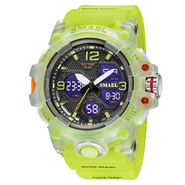 Men's sports watch, outdoor digital watch, waterproof 50 meters, luminous