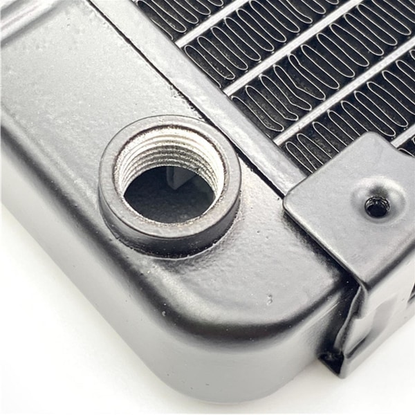 Vesijäähdytystietokoneen jäähdytin 10 putken alumiininen lämmönvaihdin nestejäähdytys