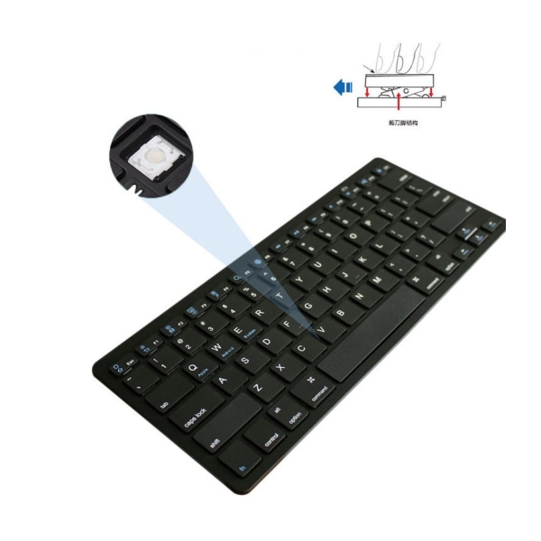 Trådløse Bluetooth-tastaturer til tablets, der er kompatible med Windows/Android/iOS/iPad/iPad Pro/iPad Air/iPad Mini...