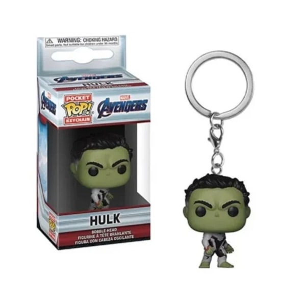 FUNKO POP nøglering Game of Throne HULK Night King YELLOW RANGER BoB BOSS DAVOS karaktermodel actionfigur legetøj til børns gave A