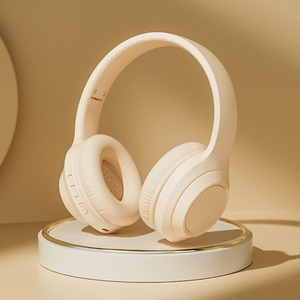 Bluetooth-hodetelefoner Over Ear Headset Støyreduserende Hodetelefoner Høyfarget Full Pakke Øretelefoner Sports Spill Øremuffer Gaming Foldable
