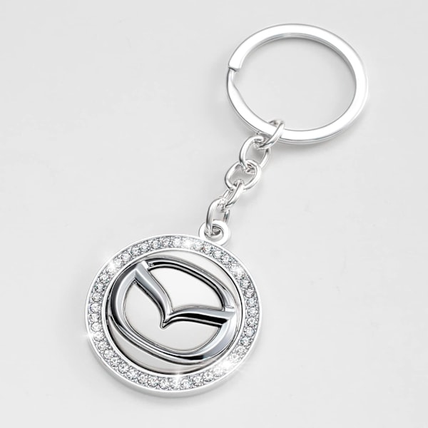 Mazda Nøglering Bil Logo Nøglering Diamant Tilbehør Egnet til