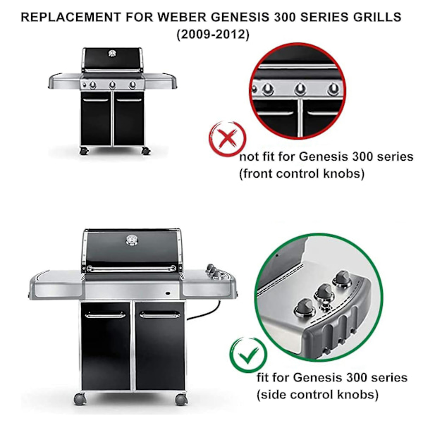 Elektronisk grilltändningsmodul och monteringssats ersättning för Weber Spirit E-310