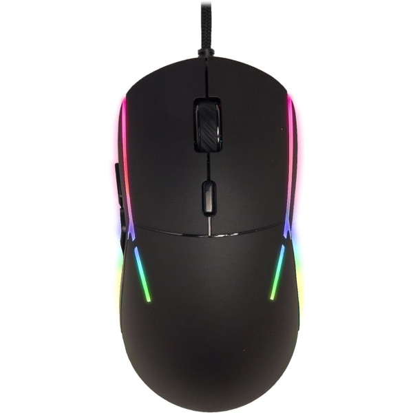 High Performance Ergonomic Gaming Mouse, PMW 3360 Chipset, 12,000 dpi, 1000Hz Polling Rate, Weight 96g, 6 Programmable Buttons