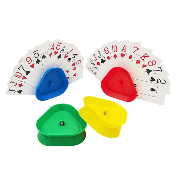 Set med 4 Plastikkortshållare