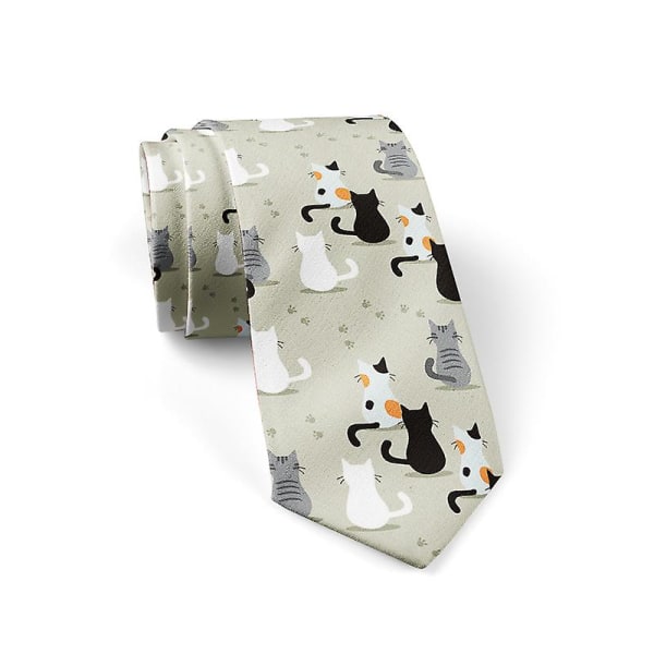 Slips för män Cartoon | Polyester presenttillbehör | Herr Cartoon Skinny Tie - Herr