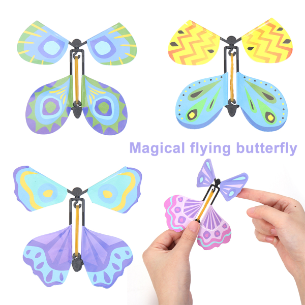 Magiske flygende sommerfuglflygende kort 10 stk{HH}