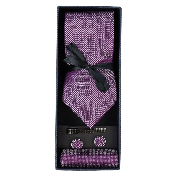 Diamant slips med slips, mansjettknapper og slipsnål
