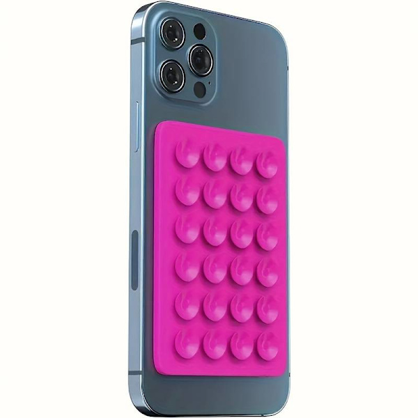Two Pieces 24 Mini Suction Cups, Universal Non-Slip Grip, Waterproof, Multifunctional Mobile Phone Accessories, Suitable for Various Models rose