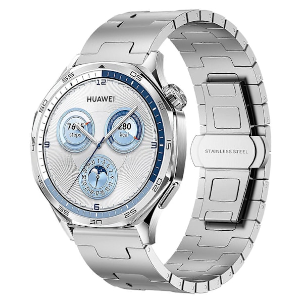 Titanium Alloy Armbånd for Huawei Watch GT 5 Pro / GT 5 / GT 4 46mm Universal 22mm Metallreim - B Multicolor