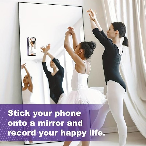Two Pieces 24 Mini Suction Cups, Universal Non-Slip Grip, Waterproof, Multifunctional Mobile Phone Accessories, Suitable for Various Models purple