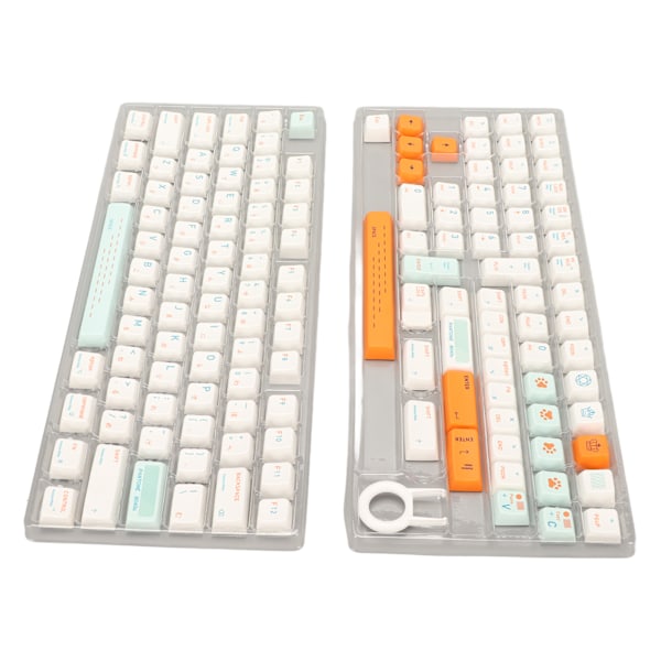 138 tangenter mekaniskt tangentbord Keycaps värme lyftprocess ergonomisk PBT DIY för MDA höjd tangentbord Keycaps