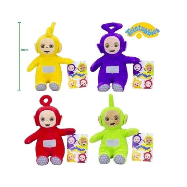4-pack Teletubbies gosedjur mjuk leksak 23cm flerfärgad