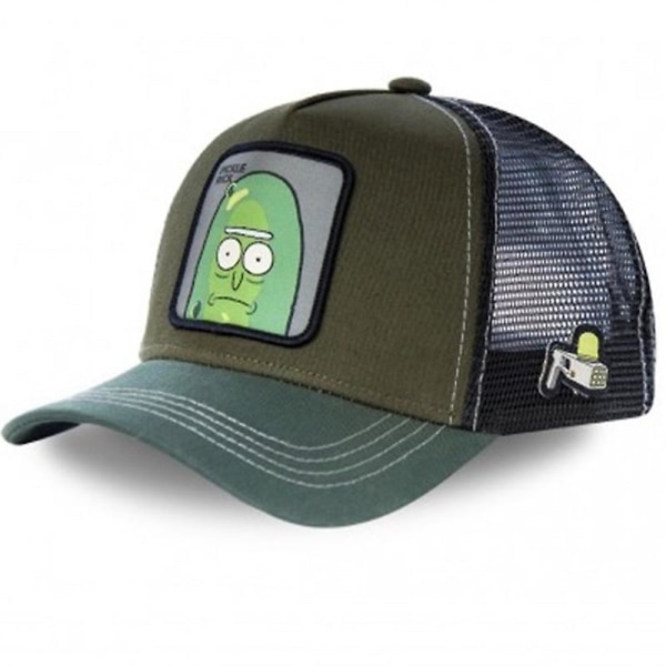 Rick And Morty Mesh Bold Cap Bomuld Vasket Justerbar Fashion Hip Hop Baseball Cap Til Mænd Og Kvinder