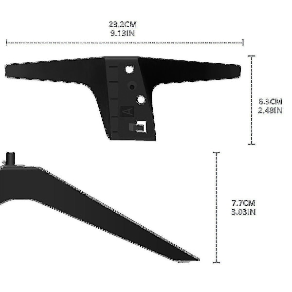 2024 Stativfötter för LG TV-apparater, TV-stativfötter för LG 49 50 55 tum TV 50UM7300AUE 50UK6300BUB 5