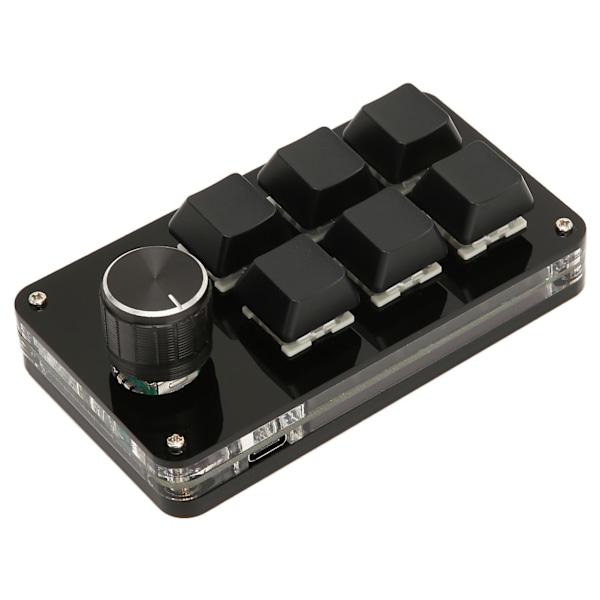 6-tasters mini tastatur med knap USB DIY programmerbar tastatur OSU spil tastatur til spil kontor