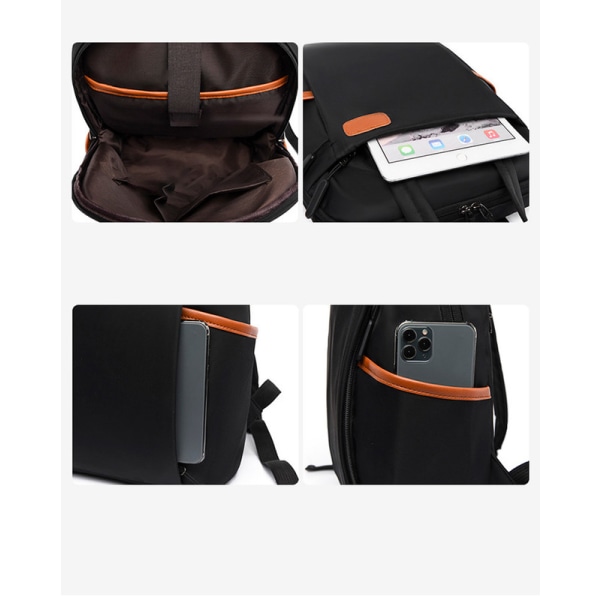 Avslappnad ryggsäck for udendørsbrug med klassisk temperament