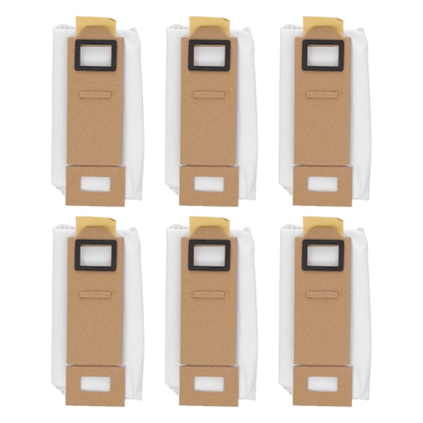 6Pcs Dust Bag Vacuum Cleaner Replacement Parts for Xiaomi Roborock T7S Plus EU Version