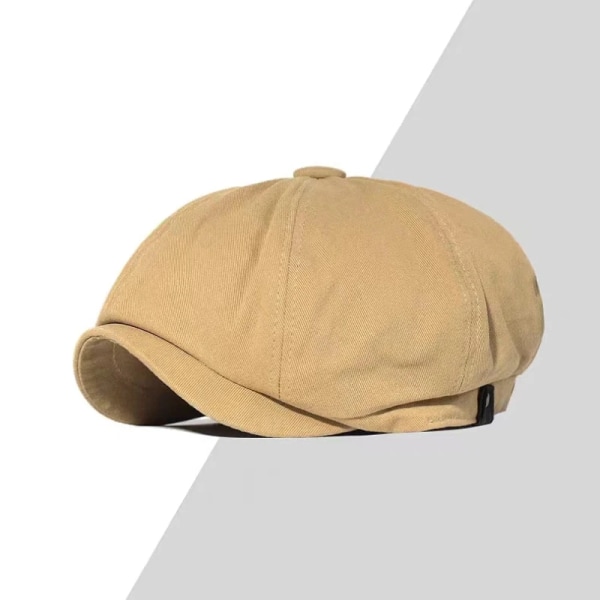 Den nye britisk stil mode baret mænds flade top spids hat brown