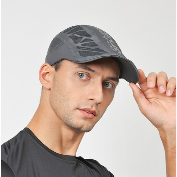 Mesh Flat Hat - Andningsbar Mesh Trucker Hat - Justerbar Mesh Hat, Män Kvinnor Utomhus Mesh Dad, Trucker Hat, Löpning Utomhus Sport