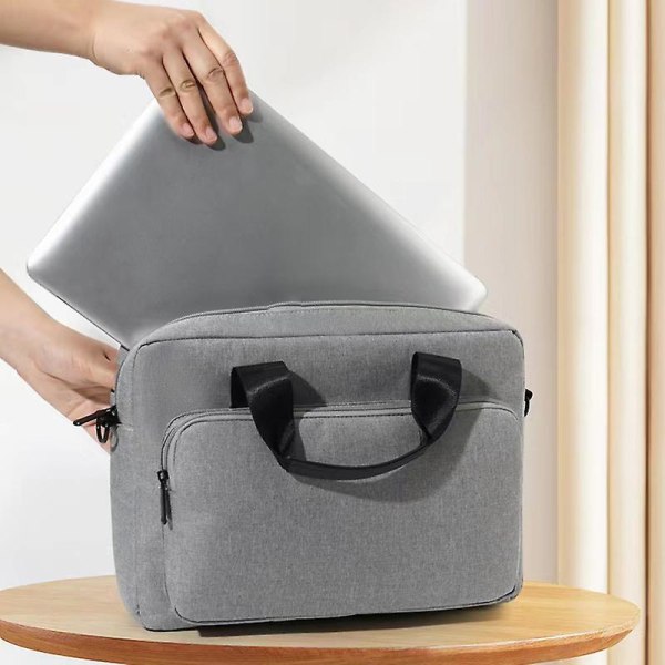 Oxford-stof+polyester opbevaringshåndtaske til 14 tommer bærbar computer, notesbog computer skuldertaske