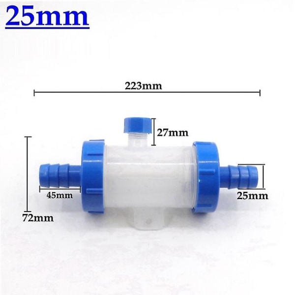 1 kpl 9,5~32 mm pehmeä letkun suodatin vesisuihku puutarhan kastelu ruisku imukykyiset suodattimet akvaarion putki auton jarru suodatin