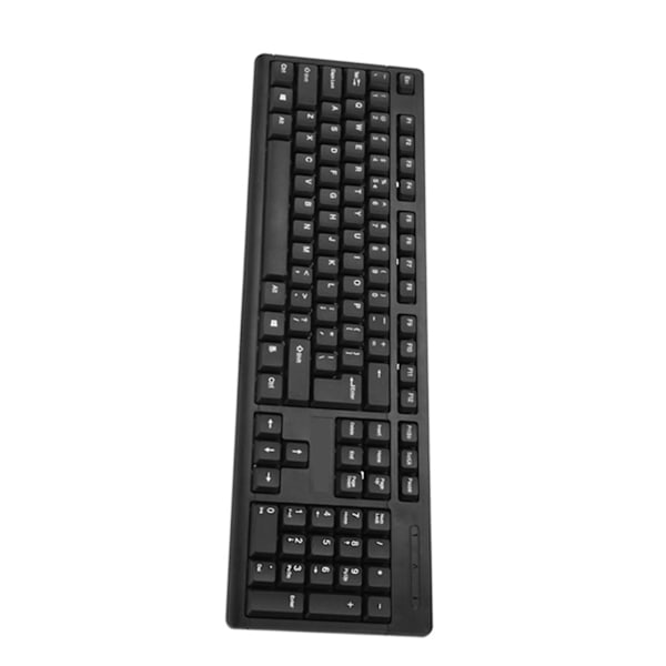 USB-kablet tastatur 104 taster profesjonell plug and play datamaskintastatur svart for kontor PC-skriving spill