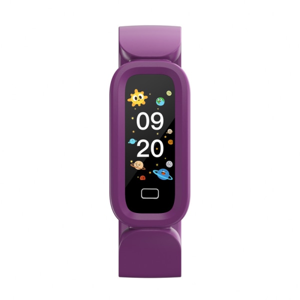 S90 smart armband för barn väckarklocka hälsoövervakning Purple
