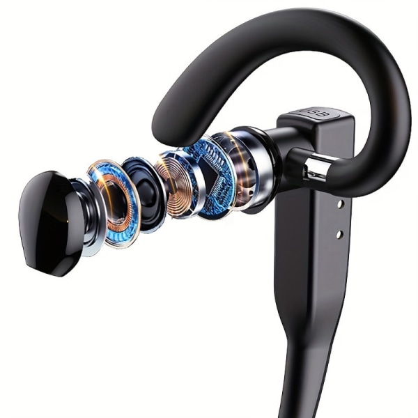 Trådlösa In-Ear Osynliga Hörlurar Handsfree Headset Stereo Headset
