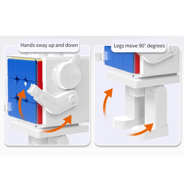 MoYu Meilong 3x3x3 Magic Cube Robot Meilong M 2x2 3x3 Speed Cube Professionel Hastighedspuslespil Legetøj Cubo Magico Børns Julegaver Meilong 2x2