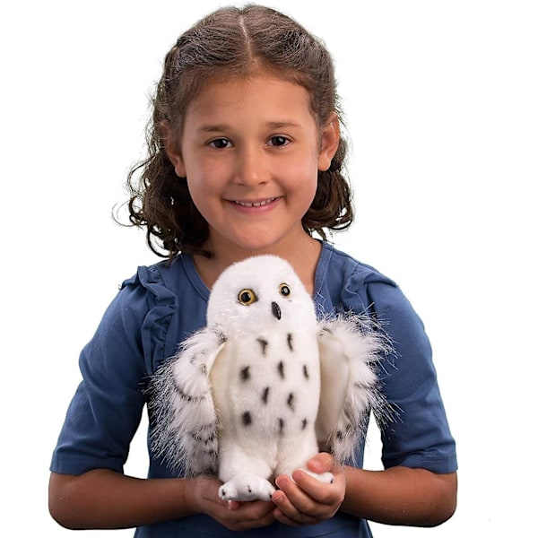 Wizard Snöig Uggla Plysch Gosedjur Födelsedagspresenter För Barn, Pojkar Och Flickor