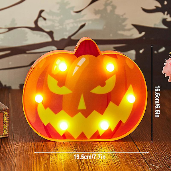 Halloween Dekoration Lanterne Led Lys Ornament Hjemme Dekoration