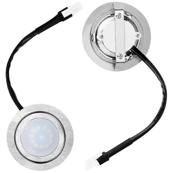 Glödlampor 10-pack G4 LED-lampa 2W, DC 12V belysningslampa, 6000K vit