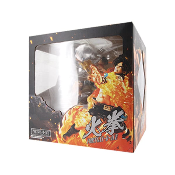 Pirate Fire Fist Ace MRX 15-årsjubileum Special Edition Ver Battle Scene Hand Model Ornament