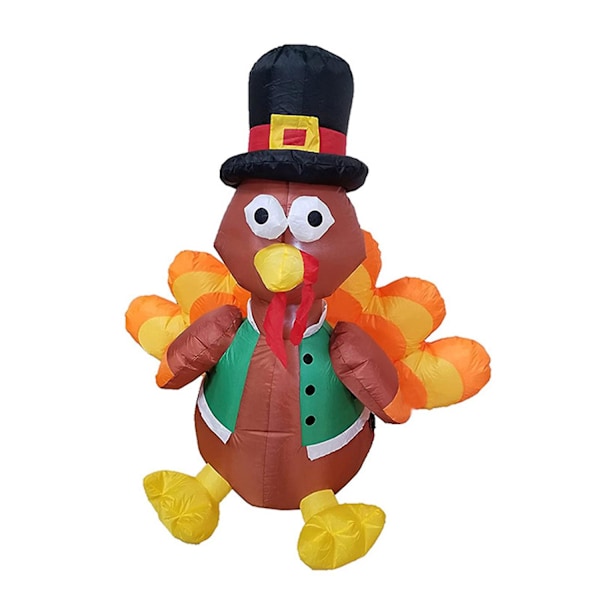 Blow Up Toy Party Thanksgiving Yard Decoration With LED Lights DIY 1PC Funny Inflatable Turkey