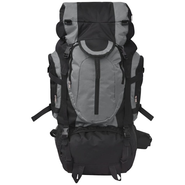 vidaXL Vandringsryggsäck XXL 75 L svart och grå Multicolor multifärg