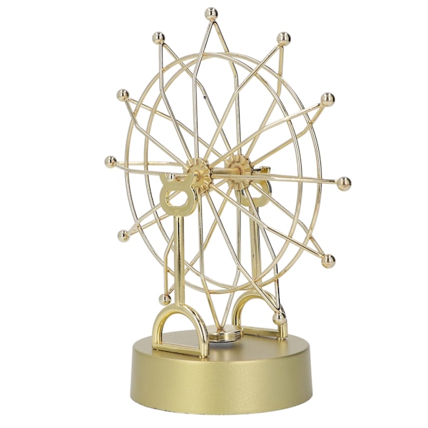 Electronic Ferris Wheel Desk Toy Magnetic Rotation Perpetual Motion Home Decoration Gold