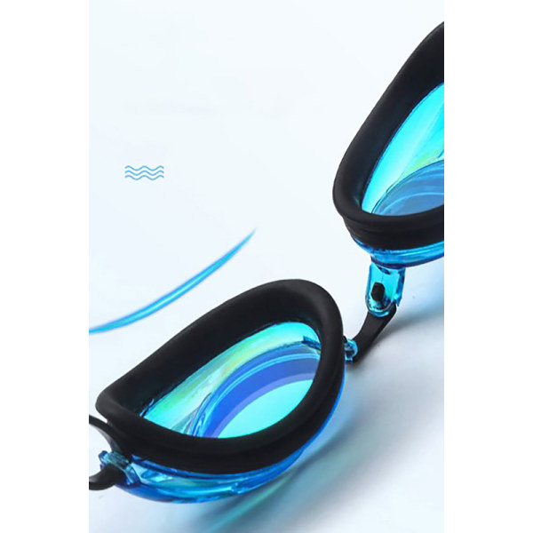 Svømmebriller, anti-dug svømmebriller UV-beskyttelse Ingen utætheder for voksne mænd, kvinder og børn