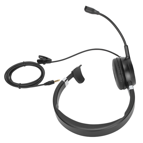 H2000‑3.5 Telefonheadset med mikrofon och ljudkontroll för telefoncentraler och kontor