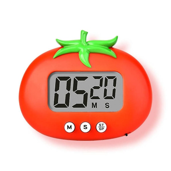 Elektronisk timer i tomatform med magnetisk feste - Digital timer